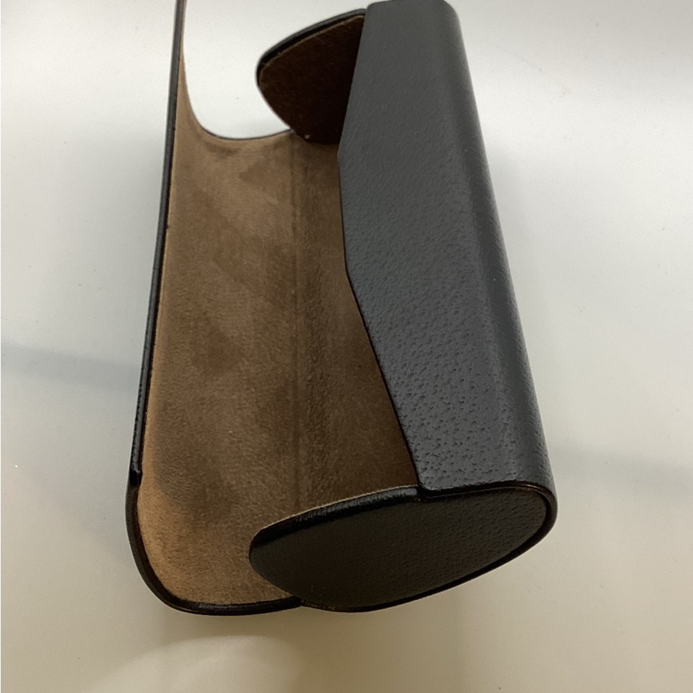 Burberry Black Leather Eyeglass Case - Picture 2 of 3